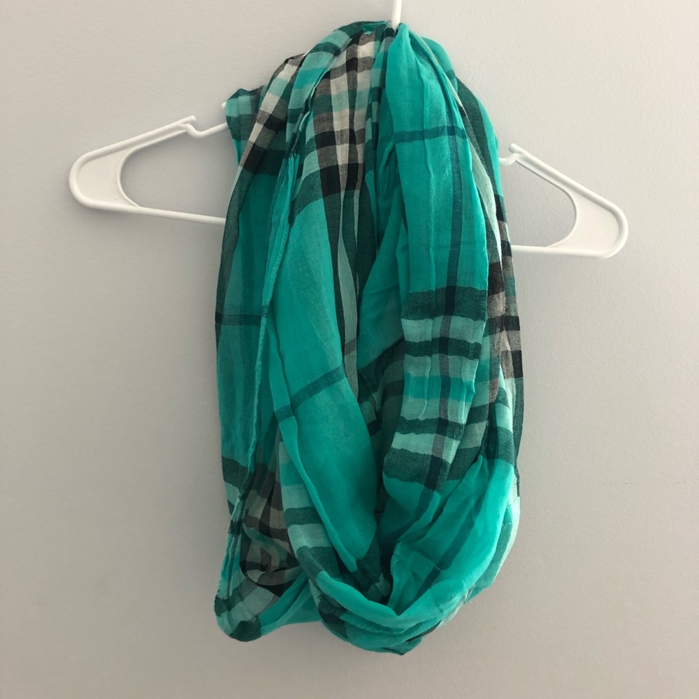 Pop of color infinity scarf